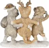Clayre & Eef Figur Tiere 13x5x12 cm Grau Beige Kunststoff Produktbild-Vorschau 3