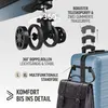 DEUBA® TRAVEL Koffer Set 3tlg 55x40x20 Sicherer Stauraum Produktbild-Vorschau 4