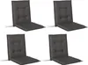 Outsunny sada 4 vankúšov na sedenie 108 x 50 x 5 cm vankúš Náhľad obrázku produktu 1