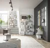 Designregal - Weiß matt - 66 x 126 cm - mit 4 Fächern Produktbild-Vorschau 15