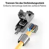 RJ45 Stecker Werkzeuglos CAT 7 CAT 8 LAN Netzwerkstecker Produktbild-Vorschau 6