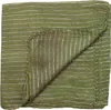 Baumwolltuch - grün - oliv 1 Lurex silber - quadratisches Produktbild-Vorschau 4