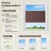 Plissee Klemmfix ohne Bohren 60x130cm Mokkabraun Produktbild-Vorschau 8