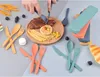 Plastik Besteck Mehrweg Set, 4 Sets Reise Besteck mit Etui, Produktbild-Vorschau 3