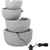 dobar Gartenbrunnen "Rama" 4-stufig mit LED Beleuchtung Produktbild-Vorschau 4