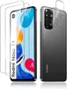 A product shot showing a smartphone and screen protectors. Produktbild-Vorschau