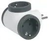 Verteiler Schuko Mehrfach Steckdos 3X Shuko T-Form weiß NEU Anteprima dell’immagine prodotto 3