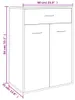 vidaXL Botník Sonoma dub 60x35x84 cm odvodený výrobok z Náhľad obrázku produktu 7