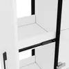 MODFU Doppelglas-Glasvitrine,Hochschrank Produktbild-Vorschau 8