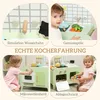 AIYAPLAY Kinderküche Spielküche mit Mikrowelle Spüle und Produktbild-Vorschau 4