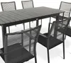 A dining set with a table and chairs, shown from a slightly elevated angle. Náhled obrázku produktu