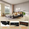 Merax platformbed 140x200 cm, tweepersoonsbed met 3 lades, Productafbeelding-voorbeeld 6