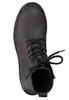 A top-down view of a brown leather boot with black laces. Produktbild-Vorschau