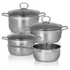 Karl Krüger SM4 Topf-Set Manhattan Edelstahl 4/7-teilig Produktbild-Vorschau 1