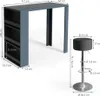 Stojací barový stůl se židlemi Vicco  Antracit 57 x 117 cm Náhled obrázku produktu 3
