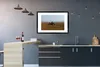 MuchoWow® Gerahmtes Poster Traktor - Blau - Nebel 90x60 cm Produktbild-Vorschau 5