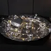 LED Lichterkette Herzen - 10 weiße LED - Batteriebetrieb - Timer - 1,35m - transparent Produktbild-Vorschau