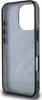 A close-up, side view of a dark gray, transparent phone case. Produktbild-Vorschau