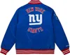 New York Giants NFL Mitchell & Ness Heavyweight Satin Jacke Produktbild-Vorschau 2