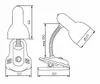 Kanlux 7153 SUZI HR-60-PK Tischleuchte Produktbild-Vorschau 2
