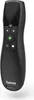 A black wireless laser presenter with a green laser pointer and control buttons, shown against a white background. Voir les images du produit
