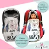 Love Gifts® Einschlagdecke Babyschale 80 * 85 cm, Baby Produktbild-Vorschau 2