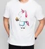 Mr. & Mrs. Panda S T-Shirt Einhorn Muffin - Weiß - Produktbild-Vorschau 4