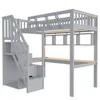 Letto a castello per bambini Merax, 90x200 cm, con scaletta Anteprima dell’immagine prodotto 8