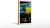 Holzschild Reise 12x18 cm Amerika Oldtimer USA gelb Produktbild-Vorschau 2