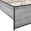 The Living Store Bettgestell Grau Sonoma 140x200 cm Produktbild-Vorschau 7
