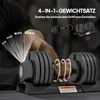 SPORTNOW Verstellbare Hantel, 6-20 kg Hantel mit Produktbild-Vorschau 4