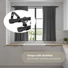 LOFT 280 cm 2-läufige Gardinenstange Schwarz 19 mm aus Produktbild-Vorschau 4