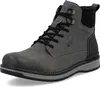 A single gray boot with black laces and black trim is shown against a white background. Produktbild-Vorschau