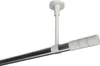 Interdeco Gardinenstange / Vorhangstange Chrom / Weiß, Typ Produktbild-Vorschau 1