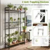 Portap piante COSTWAY, scaffale per piante con 6 ganci a S Anteprima dell’immagine prodotto 7