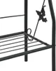 vidaXL scaffale per piante a 3 livelli nero 52 x 28 x 128 Anteprima dell’immagine prodotto 5