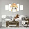 Bild auf Leinwand - Leinwandbild - 5 Teile - Cartoon Fuchs Produktbild-Vorschau 6