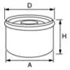Olejový filter HONDA 15400-RBA-F01 , 1 kus Náhľad obrázku produktu 6