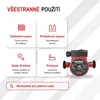 AVANSA 25-4/180 oběhové čerpadlo pro topení 230 V – DN25 Náhled obrázku produktu 5