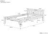 Futonbett weiß Einzelbett 120x200 Kiefer Massivholz Zubehör Produktbild-Vorschau 5