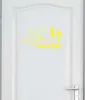 Wandtattoo - Wandaufkleber - Tür- Wandtattoo "WC Lounge" - Produktbild-Vorschau 1