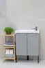 alpina Badezimmerregal 3 Ablagen - 33 x 32 x 77,5 CM - Produktbild-Vorschau 3