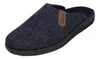A single blue slipper is shown against a white background. Voir les images du produit