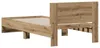 Rám postele vidaXL s čelem, Imitace "Artisan Oak", Náhled obrázku produktu 6