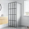 vidaXL Sprchová zástena pre sprchovací kút Matné Náhľad obrázku produktu 2