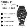 S&T Design Montre Hommes Polycarbonate Chiffres Arabes Voir les images du produit 5