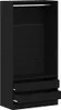vidaXL Armoire avec étagère noir aspect chêne 100 x 50 x Voir les images du produit 5