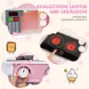 COSTWAY Angolo cucina in legno, cucina per bambini con Anteprima dell’immagine prodotto 5