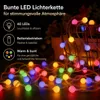 LED Lichterkette bunt 6m – 40 Kugeln, batteriebetrieben, Produktbild-Vorschau 2