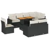 Eleganten-Stil 9-tlg. Garten-Lounge-Set mit Kissen Produktbild-Vorschau 2